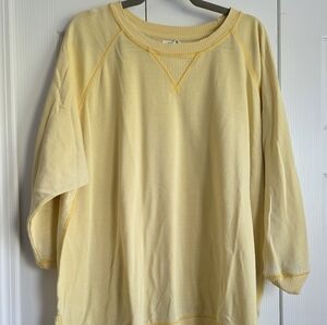 Maurices Yellow Sweatshirt 2x